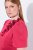 Ulla Popken 845148 Gebloemde bodycon jurk Magenta - Kleedjes - Jurken in alle maten