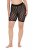 Ulla Popken 845290 Gebloemde anti-schuur shorts met kant Zwart - Anti-schuur shorts - 