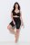 Ulla Popken 845319 Anti-schuur shorts met kant Zwart - Anti-schuur shorts - 