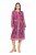 Ulla Popken 845649 Midi-jurk met lange mouwen Bessenrood - Midi jurken - Midi jurken in grote maten
