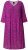 Ulla Popken 845825 Gebloemde midi-jurk met V-hals Lila - Midi jurken - Midi jurken in grote maten