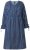 Ulla Popken 845863 Gestreepte jurk met V-hals Donkerblauw - Kleedjes - Jurken in alle maten