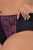 Ulla Popken 845885 Gebloemde slips met kant Roze - Slips - 