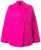 Ulla Popken 846021 Fleece jas Roze - Jassen - Jassen in grote maten