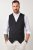 JP1880 846089 Sweat gilet Zwart - Pakken - Grote Maten Kostuum Heren