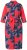 Ulla Popken 846164 Gebloemde blousejurk Rood - Midi jurken - Midi jurken in grote maten
