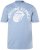 JP1880 846221 Rolling Stones Tongue T-shirt Lichtblauw - Band T-shirts - Band T-shirts in grote maten