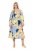 Ulla Popken 846330 Gebloemde maxi-jurk Lichtblauw - Maxi jurken - Maxi jurken in grote maten