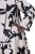 Ulla Popken 846923 Bedrukte blazer met sjaalkraag Taupe - Blazers - Blazers in grote maten voor dames