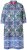 Ulla Popken 846952 Gebloemde blousejurk Wit - Midi jurken - Midi jurken in grote maten