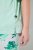 Ulla Popken 846971 Pyjama met print Lichtgroen - Pyjama's en Loungewear - 