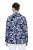 Ulla Popken 847586 Blazer van bloemenjacquard Donkerblauw - Blazers - Blazers in grote maten voor dames