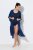 Ulla Popken 847654 Bedrukte jurk Donkerblauw - Kaftans - 