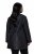 Ulla Popken 848099 Gebloemde jacquard blazer met verborgen knoopsluiting Zwart - Blazers - Blazers in grote maten voor dames