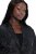 Ulla Popken 848099 Gebloemde jacquard blazer met verborgen knoopsluiting Zwart - Blazers - Blazers in grote maten voor dames