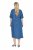 Ulla Popken 848491 Blousejurk Denimblauw - Midi jurken - Midi jurken in grote maten