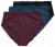 Ulla Popken 848803 Slips met kant 3-pack Wijnrood - Slips - 