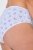 Ulla Popken 849098 Gebloemde slips 5-pack Lichtblauw - Slips - 