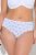 Ulla Popken 849098 Gebloemde slips 5-pack Lichtblauw - Slips - 