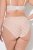 Ulla Popken 849194 Gebloemde slips met kant 3-pack Zwart - Slips - 