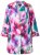 Ulla Popken 849728 Gebloemde blazer van linnenmix Wit - Blazers - Blazers in grote maten voor dames