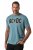JP1880 849790 AC/DC Classic Logo T-shirt Turkooisblauw - Band T-shirts - Band T-shirts in grote maten