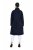 Ulla Popken 849803 Stretch jas met hoge kraag Donkerblauw - Jassen - Jassen in grote maten