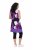Ulla Popken 850175 Mouwloze jersey jurk met zakken Lila - Jersey jurken - 