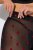 Ulla Popken 850264 Bedrukte panty legging Zwart - Panty's & sokken - 