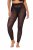 Ulla Popken 850264 Bedrukte panty legging Zwart - Panty's & sokken - 