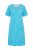 Ulla Popken 850344 Bedrukte T-shirtjurk Turquoise - Midi jurken - Midi jurken in grote maten