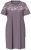 Ulla Popken 850401 Gebloemd nachthemd Bruin - Nachthemden - 