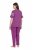 Ulla Popken 850403 Pyjama met bloemenprint Violet - Pyjama's en Loungewear - 