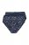 Ulla Popken 850538 Gebloemde slips van biologisch katoen 2-pack Donkerblauw - Slips - 