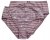 Ulla Popken 850538 Gebloemde slips van biologisch katoen 2-pack Bruin - Slips - 