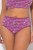 Ulla Popken 850538 Gebloemde slips van biologisch katoen 2-pack Violet - Slips - 