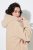 Ulla Popken 850589 Teddy jack Gebroken wit - Jassen - Damesjassen in grote maten
