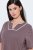 Ulla Popken 850903 Pyjama met bloemenprint 2-pack Bruin - Pyjama's en Loungewear - 