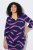 Ulla Popken 850920 Jersey jurk Donkerblauw - Kleedjes - Jurken in alle maten