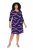 Ulla Popken 850920 Jersey jurk Donkerblauw - Kleedjes - Jurken in alle maten