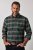 JP1880 850923 Geruit overhemd met lange mouwen Bosgroen TALL - TALL overhemden - TALL overhemden met extra lengte