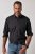 JP1880 850950 Geruit flanellen overhemd met lange mouwen Zwart TALL - TALL overhemden - TALL overhemden met extra lengte