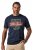 JP1880 850980 T-shirt met print in vintage look Donkerblauw TALL - TALL T-shirts - TALL T-Shirts Heren