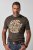 JP1880 851001 Rolling Stones Retro Logo T-shirt Hazelnoot TALL - TALL T-shirts - TALL T-Shirts Heren