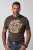 JP1880 851001 Rolling Stones Retro Logo T-shirt Hazelnoot - Band T-shirts - Band T-shirts in grote maten