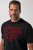 JP1880 851002 T-shirt met borstprint Zwart TALL - TALL T-shirts - TALL T-Shirts Heren