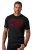 JP1880 851002 T-shirt met borstprint Zwart TALL - TALL T-shirts - TALL T-Shirts Heren