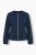 Ulla Popken 851040 Sweatvest met rits Donkerblauw - Sweatshirts - Sweatshirts voor dames in grote maten