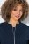 Ulla Popken 851040 Sweatvest met rits Donkerblauw - Sweatshirts - Sweatshirts voor dames in grote maten