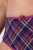 Ulla Popken 851070 Geruite slips van biologisch katoen 5-pack Violet - Slips - 